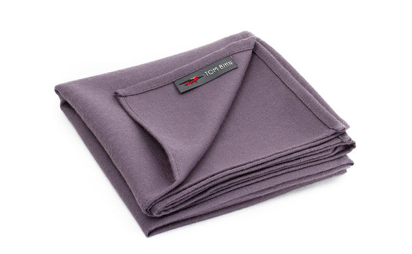 The Shepherd's Wool Utillity Cloth in Half-Light (pale) purple.